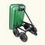 Camion à benne basculante pliante de jardin en poly avec cadre en acier 10 pouces. Pneu pneumatique capacité du corps 300 Lb 55 L