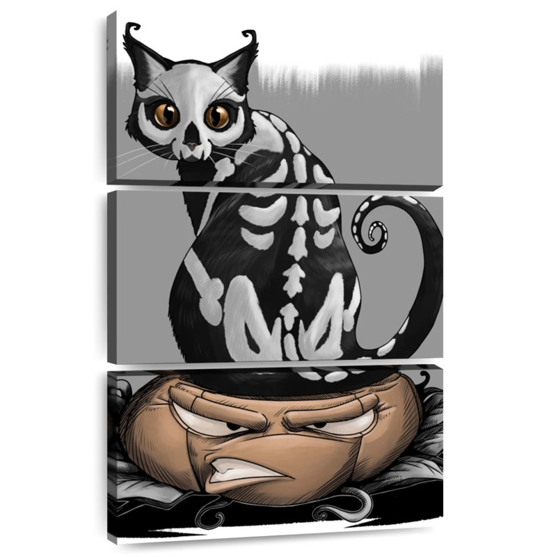 Brampt Cat Halloween, 32" H x 20" W