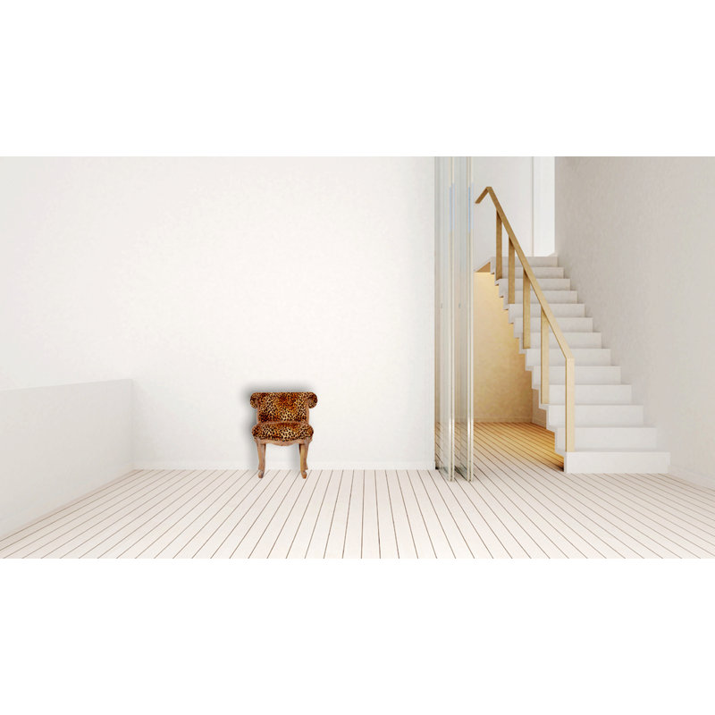 Chaise d'appoint au design élégant rembourrée de mousse robuste et durable