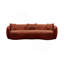 Canapé incurvé moderne de 93,6 pouces de style Mid-Century, canapé en tissu Boucle pour chambre à coucher-1910797259