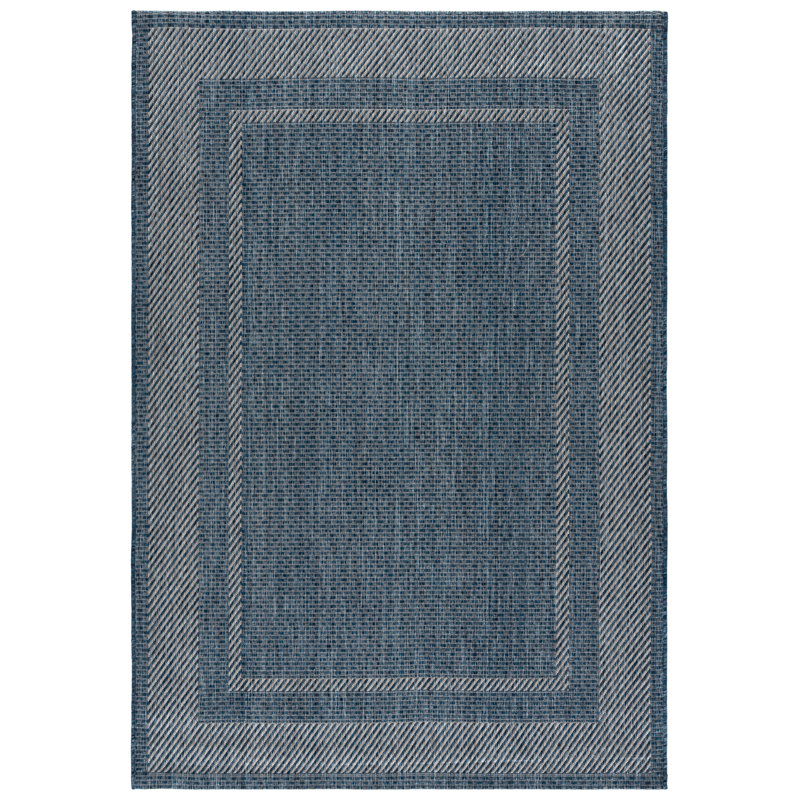 Tapis d'intérieur tissé à la machine Courtyard, Rectangle 5 pi 3 po x 7 pi 7 po