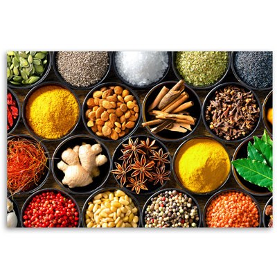Herbs And Spices - Wrapped Canvas Print