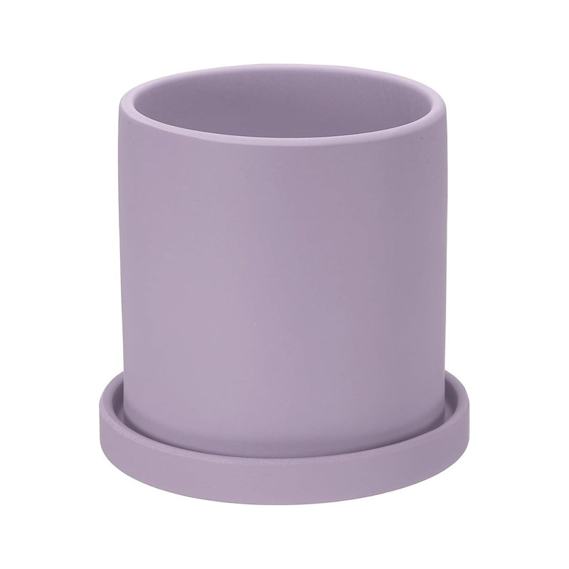 Purple Ceramic Plant Pot