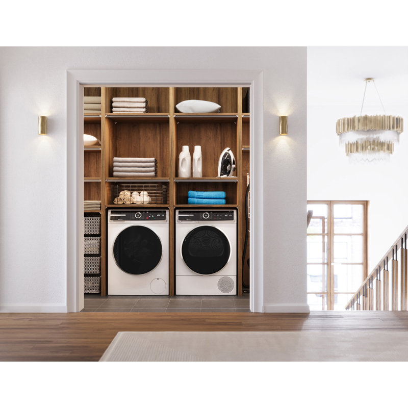 800 Series Bosch 2.4-Cu. Feet High Efficiency Stackable Smart Front-Load Washer ( White ) ENERGY STAR