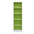 5-Tier Reversible Color Open Shelf Bookcase, White/Pink-256550516