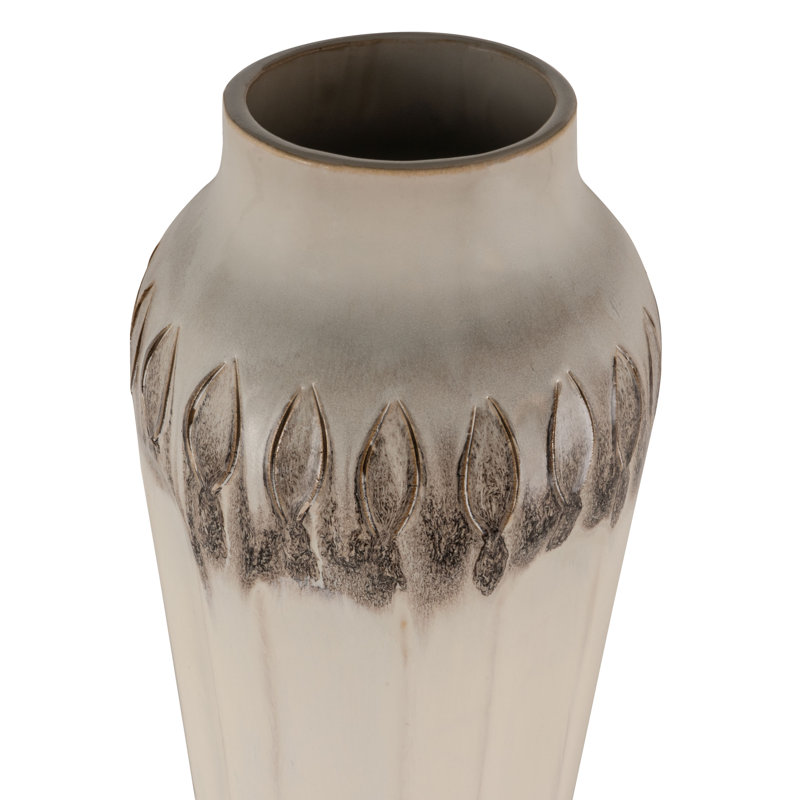 Kaya Ceramic Floor Vase, Small, 24" H x 7.5" W x 7.5" D