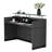 2 Person Rectangle Glass Reception Desk
