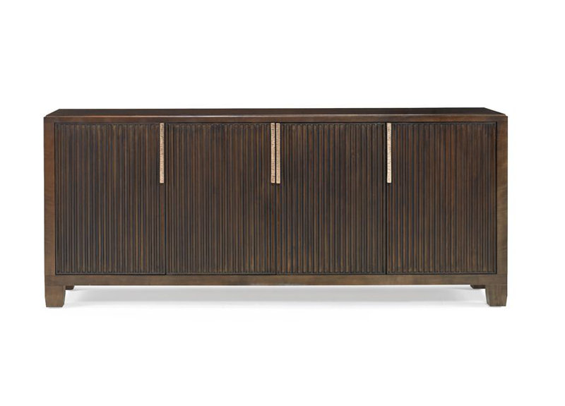 Marco 85'' W Solid Wood Sideboard, Modern Elm