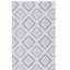 Tapis d'intérieur / extérieur géométrique lavable à la machine Martha Stewart-55821650