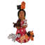 Woman With Dogs Ceramic Sculpture