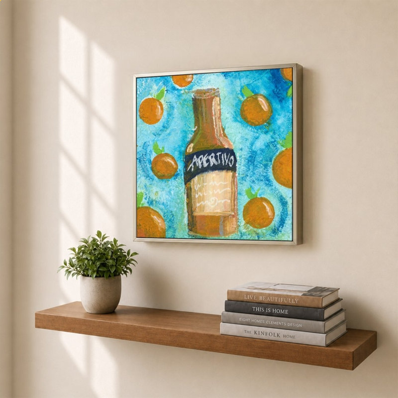 Apertivo and Oranges par Nola James - Impression sur toile