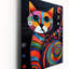Horloge murale chat surdimensionnée-99637459