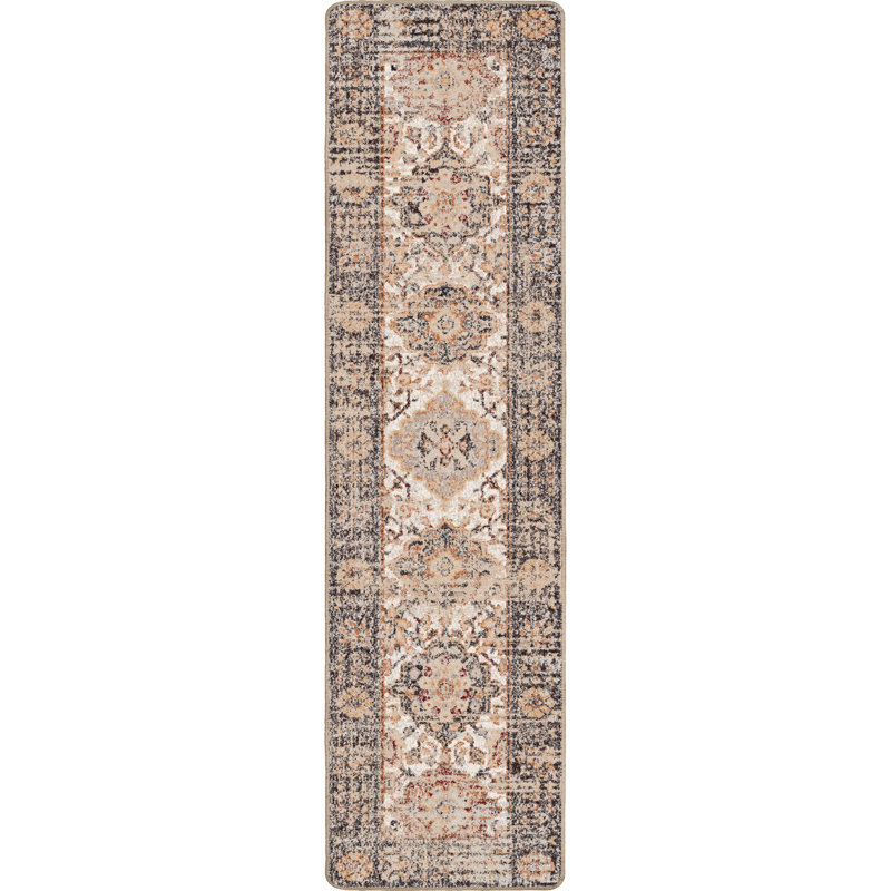 Tapis persan traditionnel Res Resence, Tapis de couloir 2 pi 1 po x 7 pi 8 po