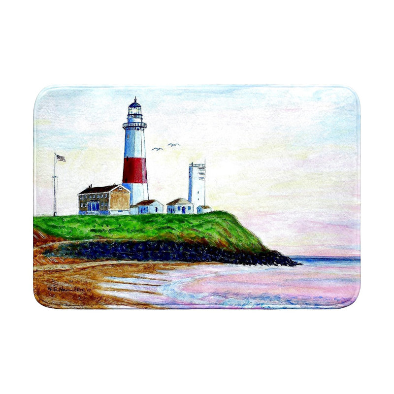 Montauk Lighthouse Bath Mat