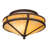 Mission Prime Glass Flush Mount