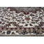 Tapis transitionnel à motif floral Master Collection, blanc et rouge-1681009388