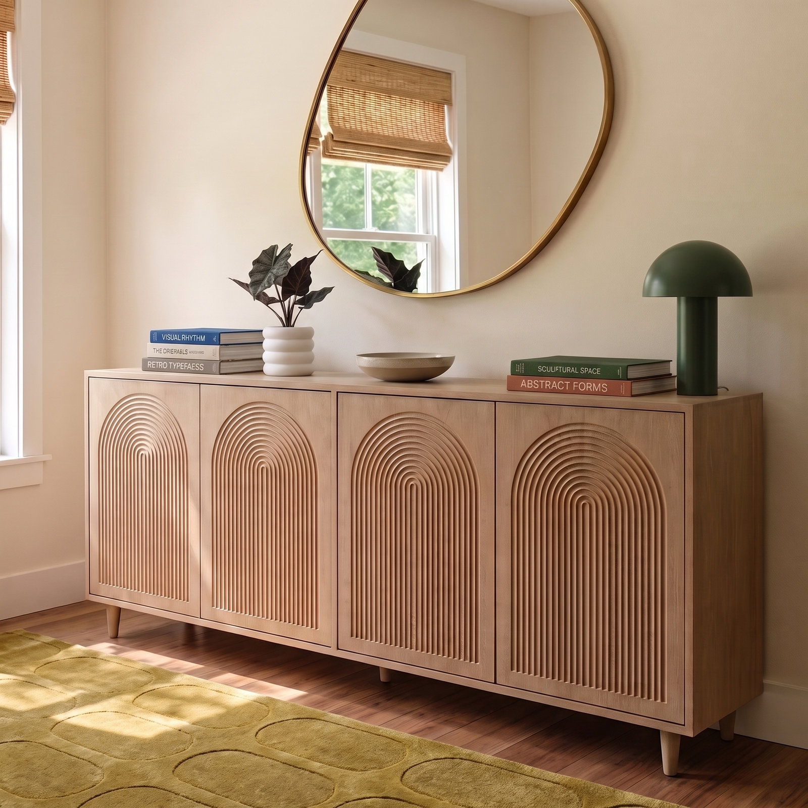 Claudia Mango Sideboard, Light Brown