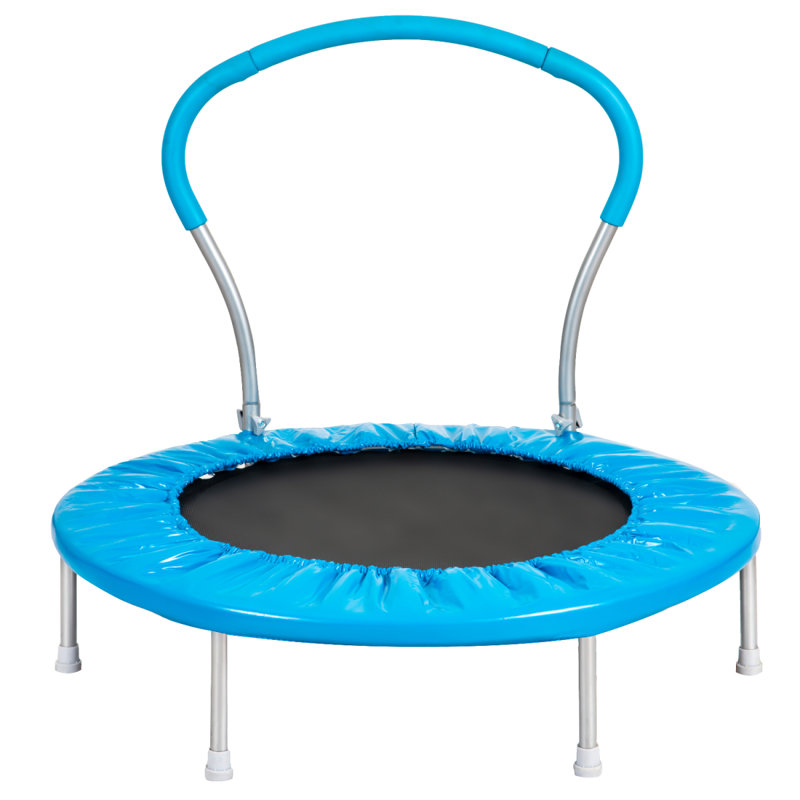 36" TRAMPOLINE WITH HANDLE(BL)METAL