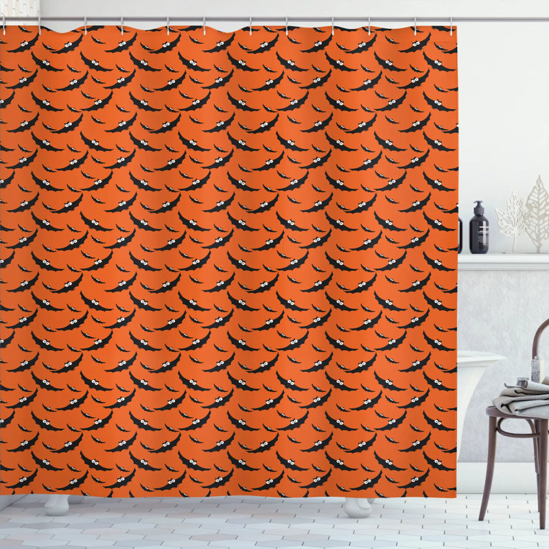 Shower Curtain with Hooks Included, 70" H x 69" W