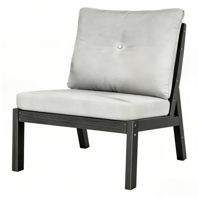 Outdoor Sofa Chair Without Armrests