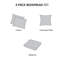 Grand couvre-lit en coton kaki avec couvre-lit tombant de 24 pouces pour bordure-124754915