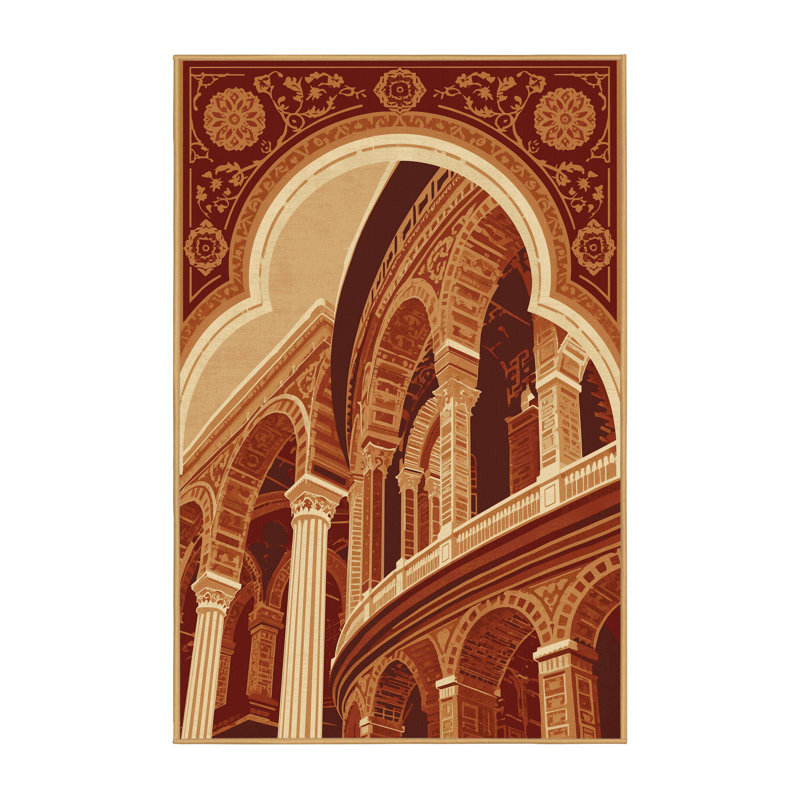 Tapis oriental doux moelleux en histoire et civilisation en brun - reliure brun clair, 5 x 8
