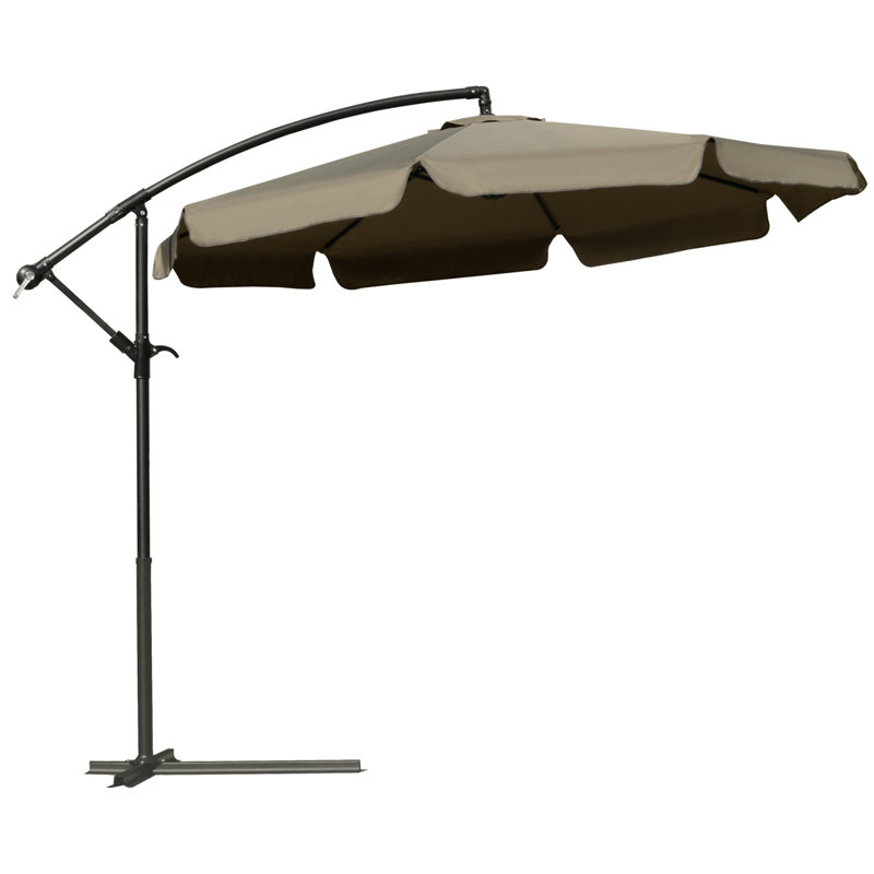 265cm Cantilever Parasol, Coffee