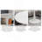 27.6-Inch White Coffee Table, Mid-Century Modern Style Dining Table, Suitable For 2-4 People, Featuring A Round Marble Tabletop, Perfect For Various Settings.-84055259-84055262