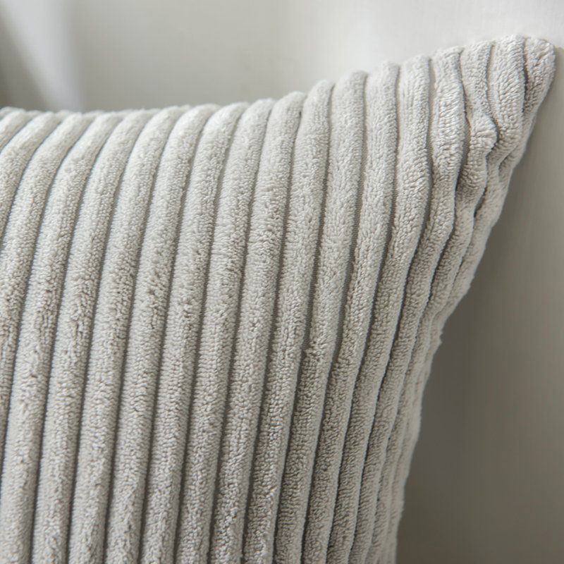 Alhakim Square Scatter Cushion Cover, Silver Grey