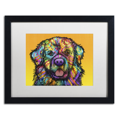 « newfie », impression sur toile encadrée