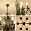 Lustre en fer 8 lumières de style bougie Dirksen-1719922973
