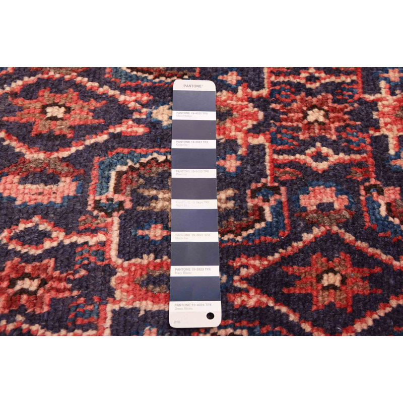 Tapis bleu marine Andelz 3 pi 2 po x 13 pi 1 po