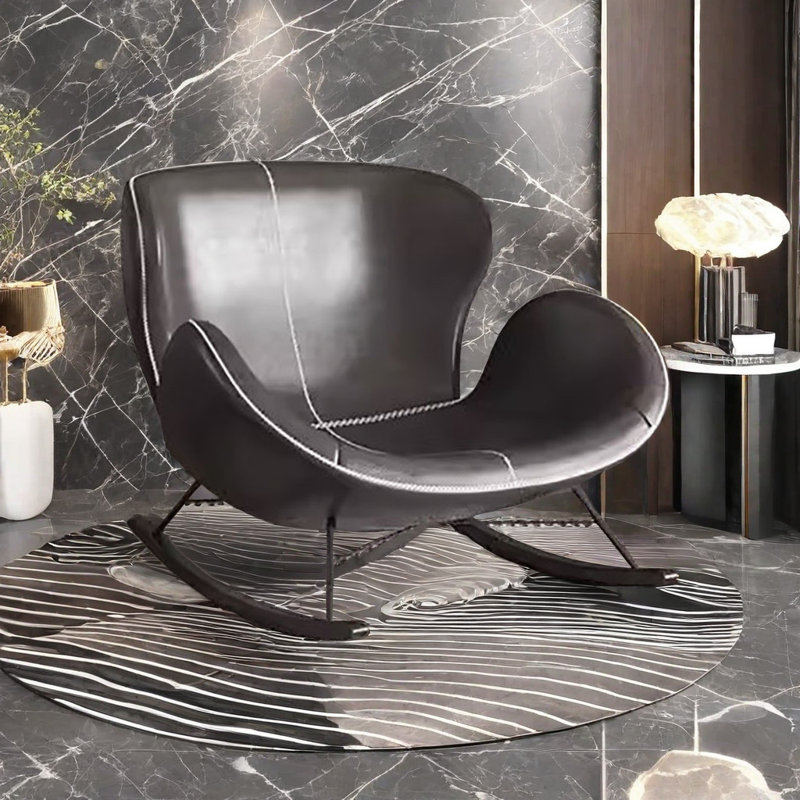 Chaise berçante de luxe Nordic Light