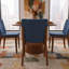 Chaise parsons rembourrée en lin Barriento-20575649