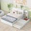 Lit plateforme avec rangement et tablettes gigognes-217835080