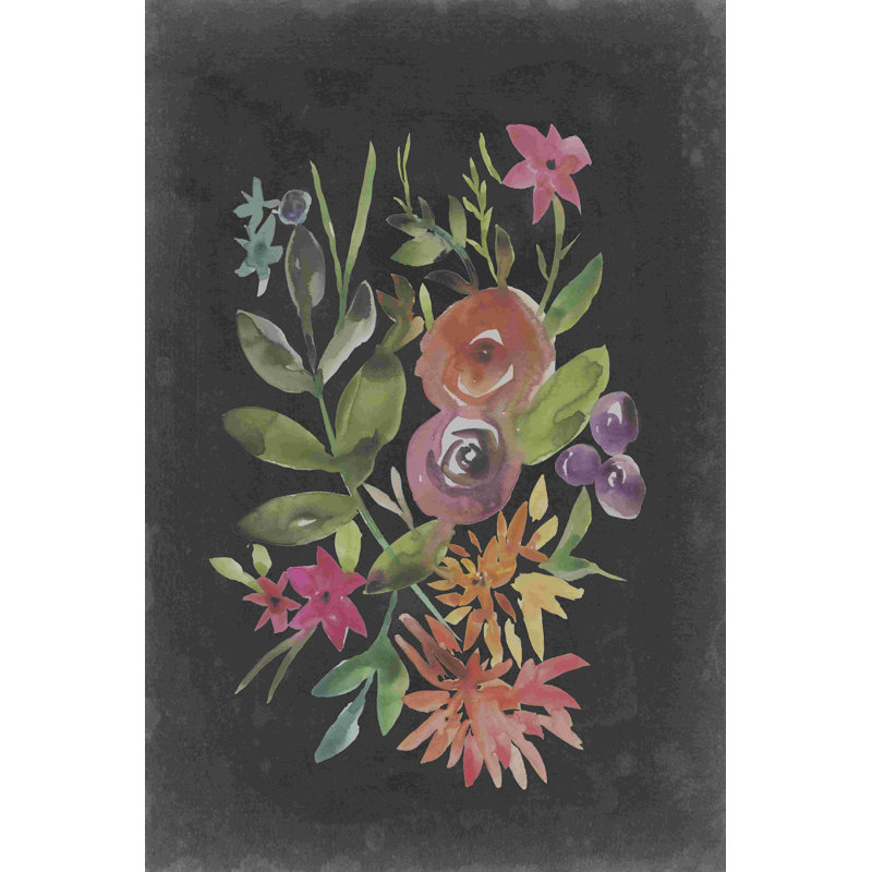 Velours floral II, H 18 po x l 12 po