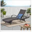 Fauteuil en osier avec accoudoirs Salem