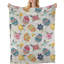 Jeté printanier à motif floral de style bohème, douillet et douillet, style bohème, jeté doux, chaud, léger, moelleux, molletonné, pour homme, femme, cadeau, canapé-lit, canapé, 30 x 40 pouces-125132178