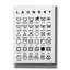 «Laundry Symbols» par Seven Trees Design, art mural sur toile-1650647463