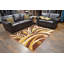 Tapis chocolat/beige Cossey