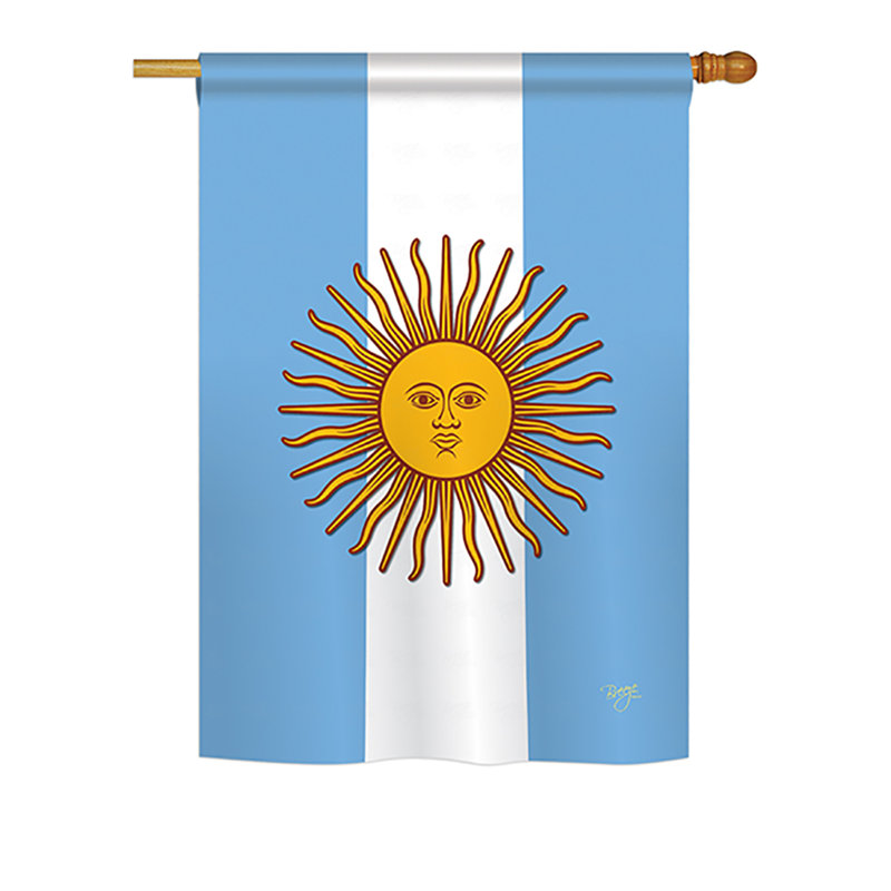 Double Sided Polyester House Flag, 18.5" H x 13" W