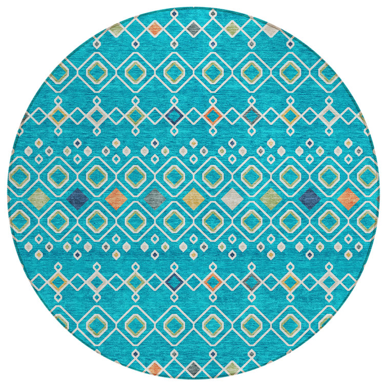 Aleighna Area Rug with Non-Slip Backing