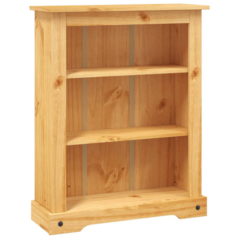 Mexican Pine Corona 100 cm H x 80 cm W Solid Wood Standard Bookcase