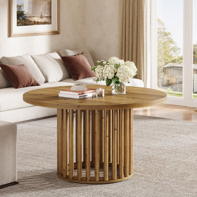 Solid Wood Abstract Coffee Table