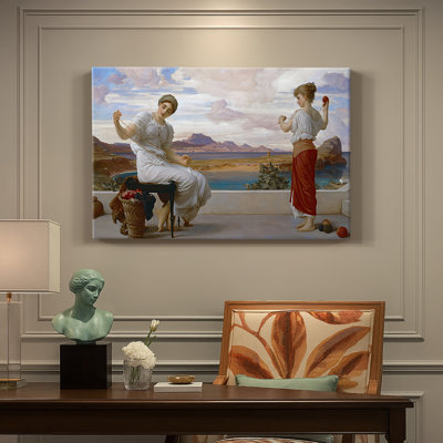 Frederic Leighton "Winding the Skein" - Museum Quality Gallery Wrapped Canvas Wall Art