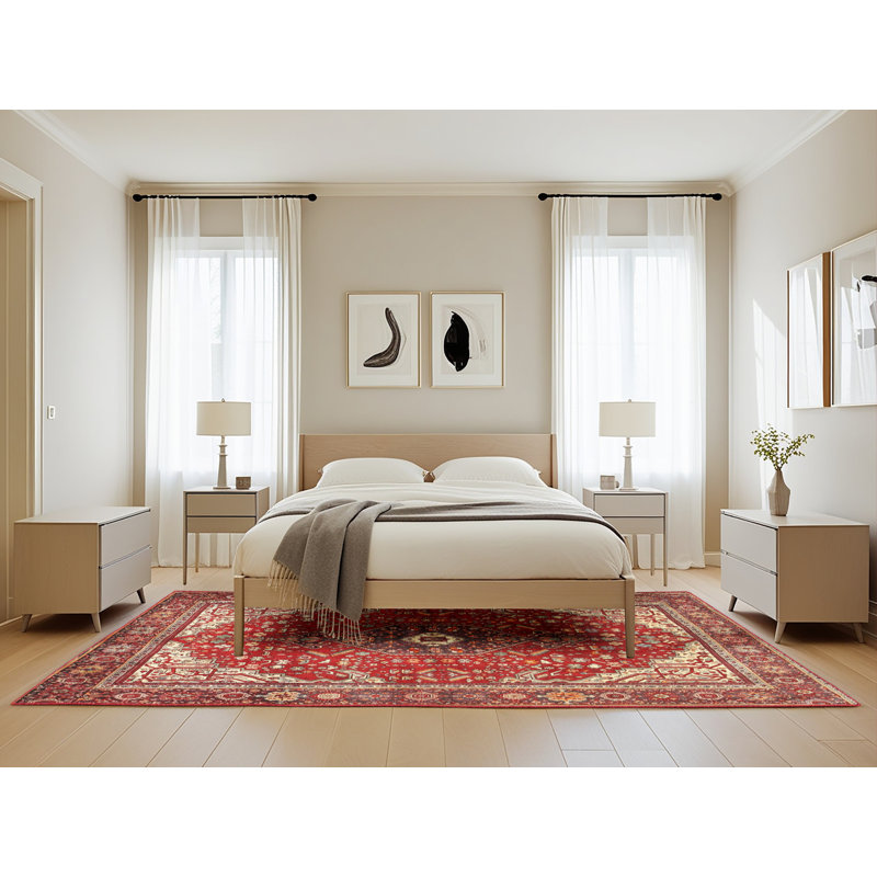 Claye Oriental Indoor Rug, Rectangle 5' x 8'