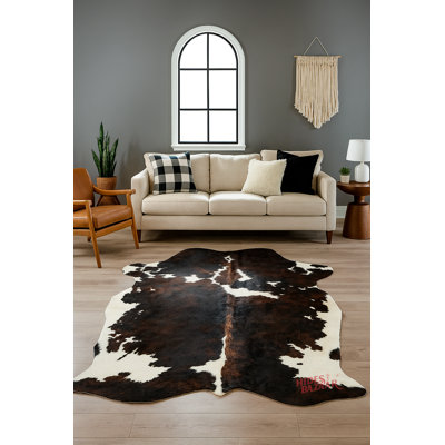 Tilisa Cowhide Abstract Rug