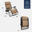 Fauteuil surdimensionné rembourré zéro gravité-1038625655