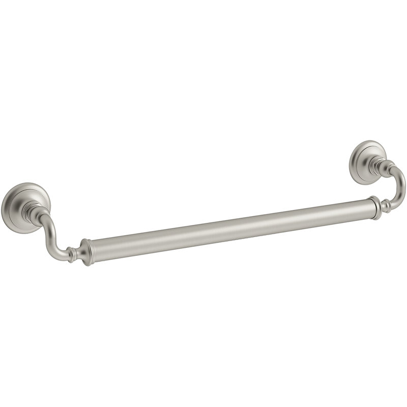 Kohler Artifacts Grab Bar, Vibrant Brushed Nickel, 18"W