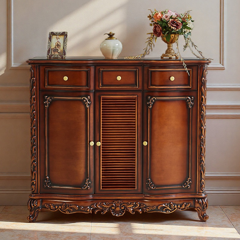 Armoire à chaussures de rangement classique de style américain